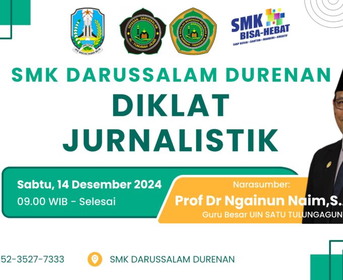 Diklat Jurnalistik SMK Darussalam Durenan